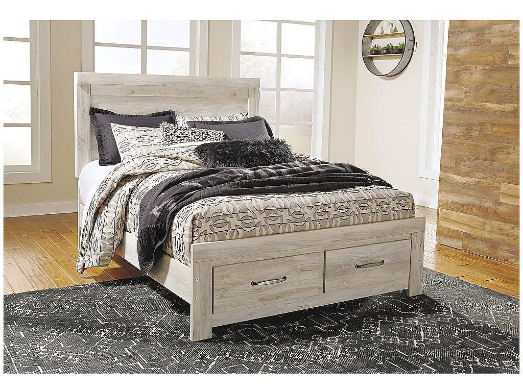 Bellaby Queen Platform Bed with 2 Storage Drawers