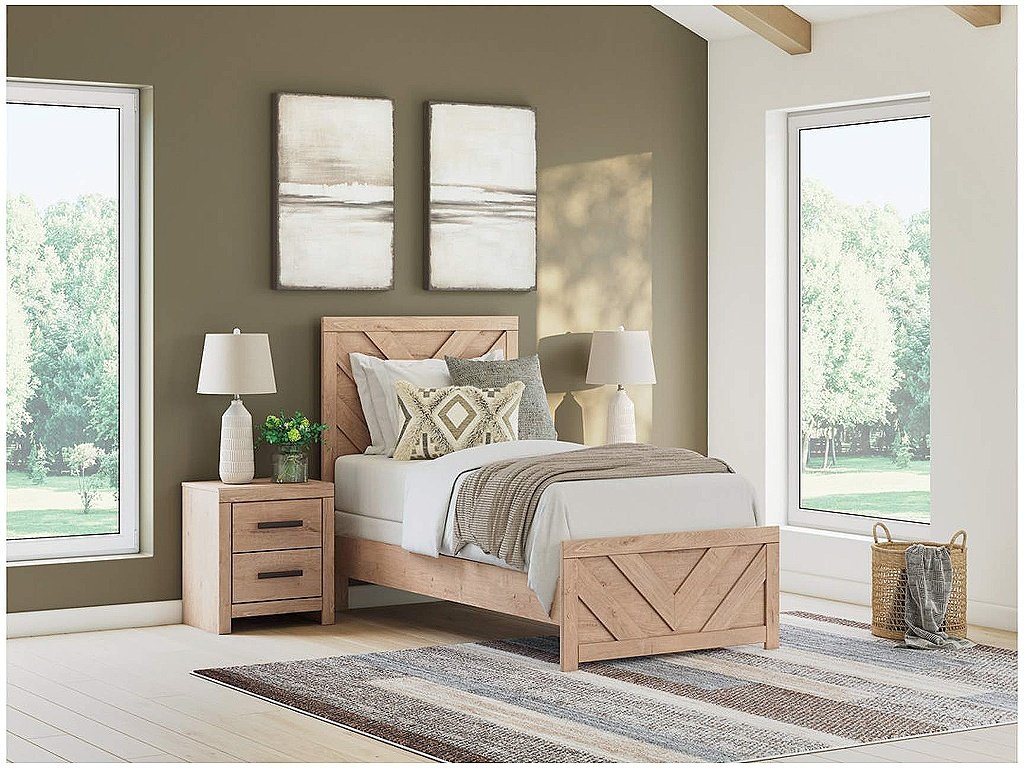 Sanginlane Twin Panel Bed