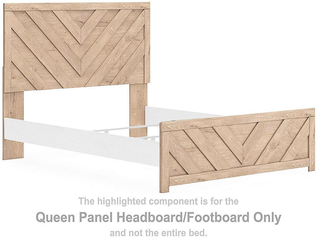 Sanginlane Queen Panel Headboard/Footboard