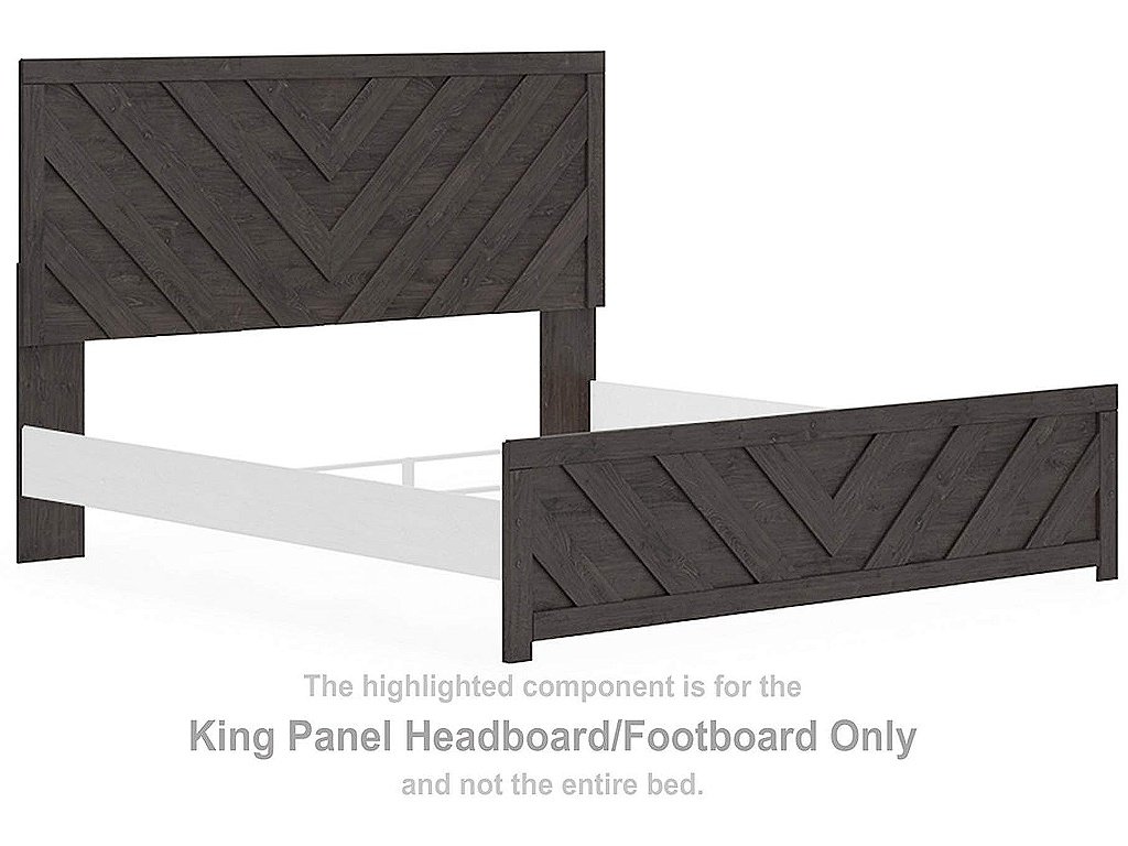 Prendonea King Panel Headboard/Footboard