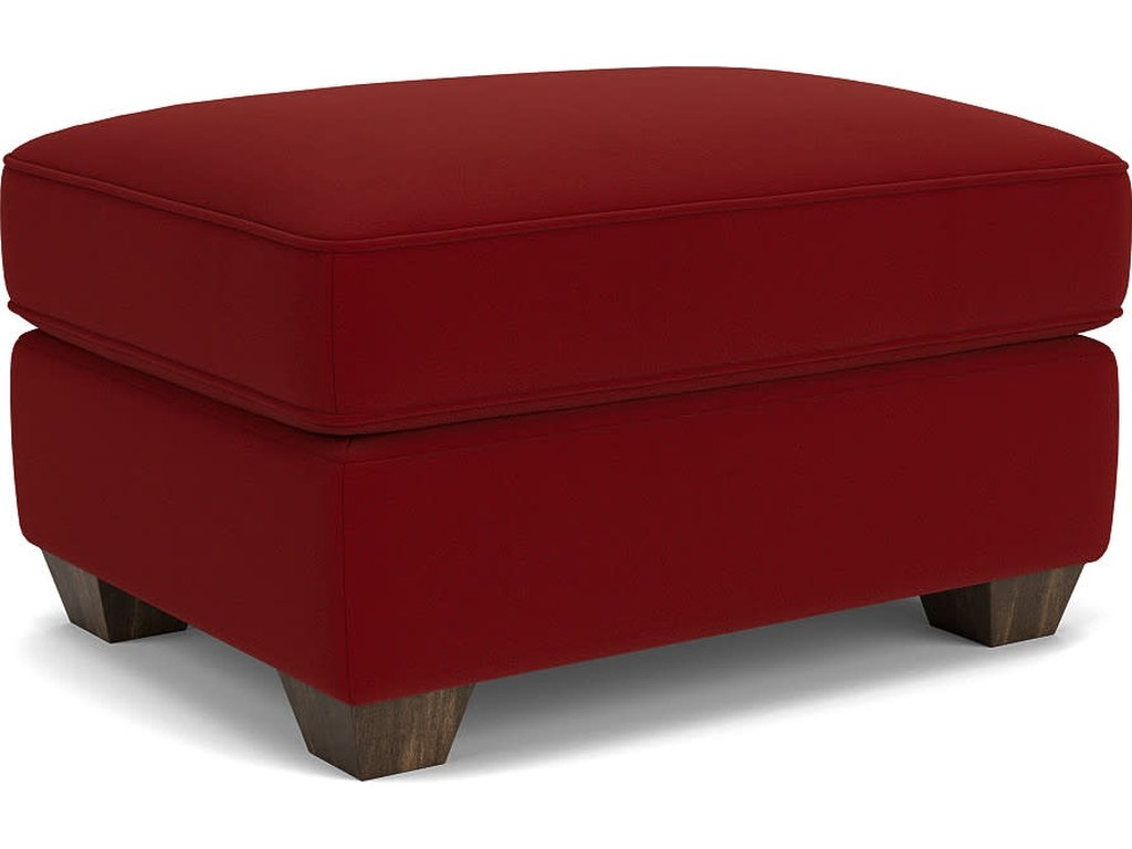 Carson Leather Ottoman