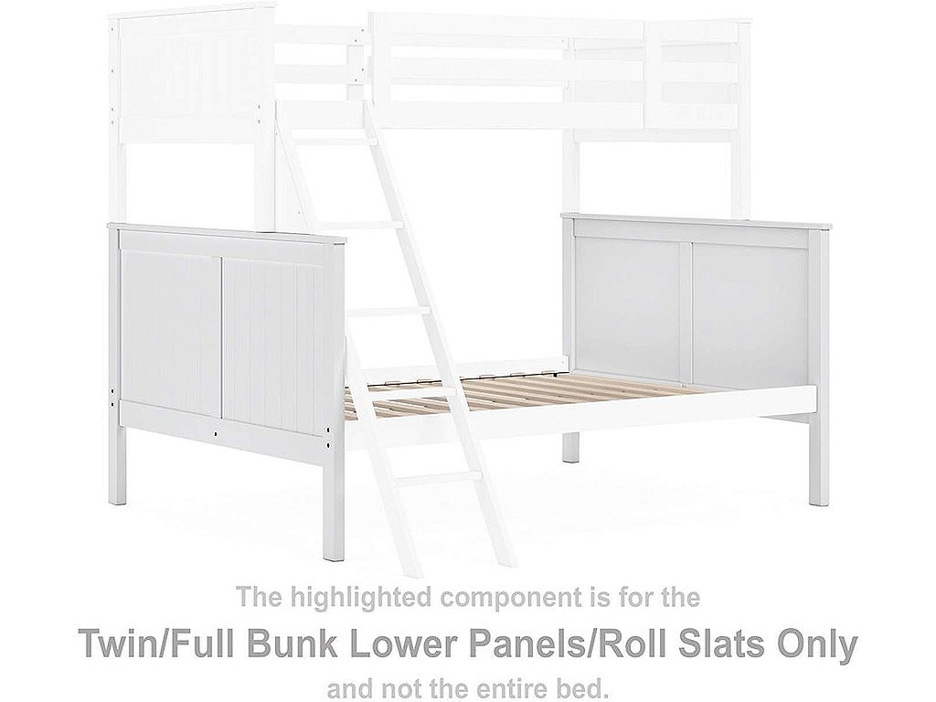 Nextonfort Twin/Full Bunk Lower Panels/Roll Slats