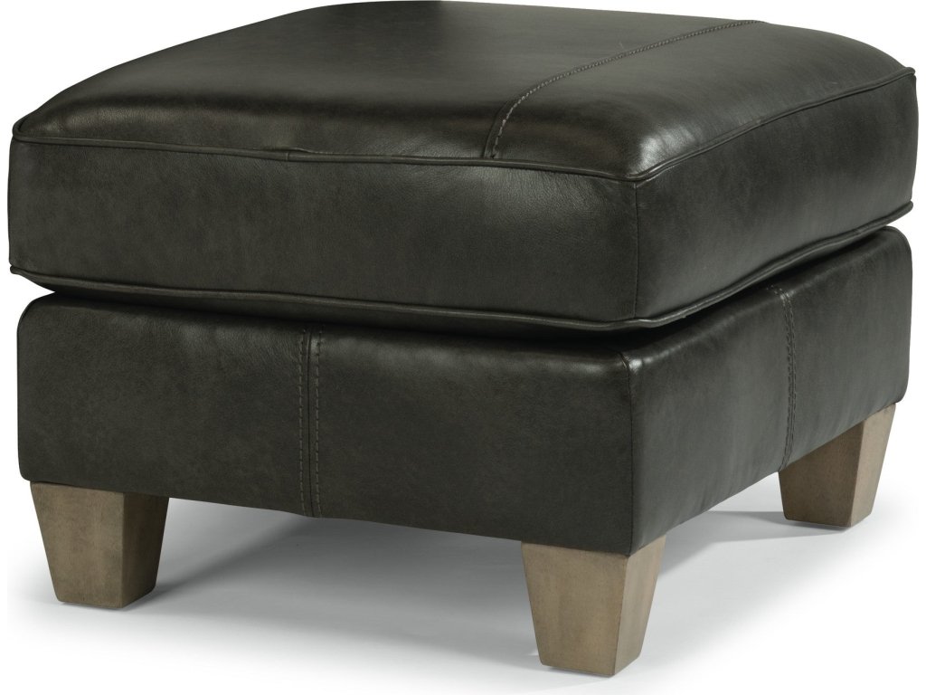 Dana Leather Ottoman