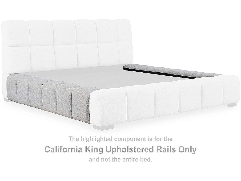 Grendusk California King Upholstered Rails