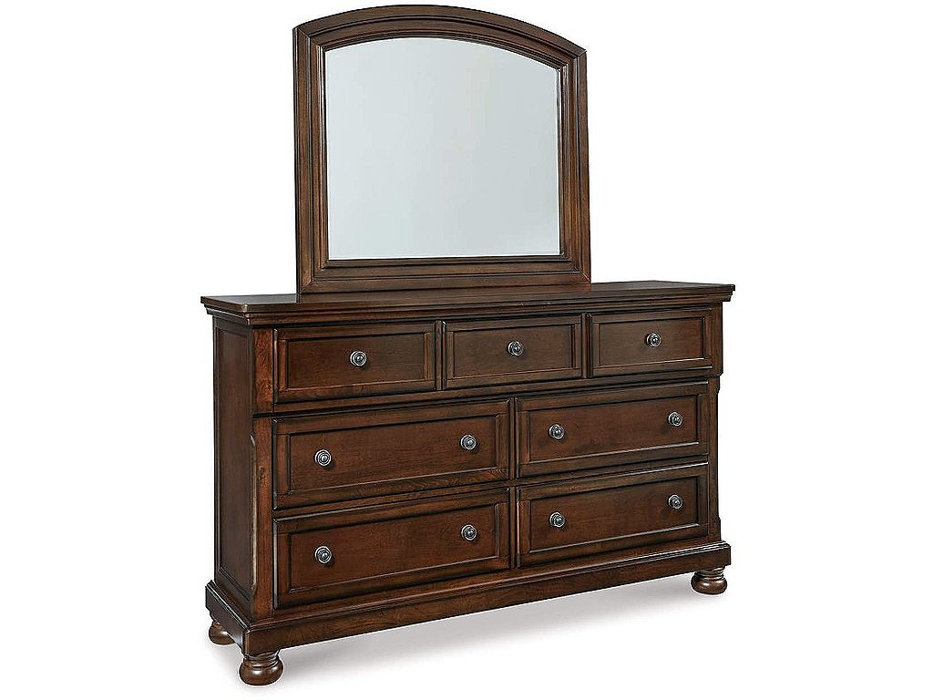 Porter Queen Sleigh Bed, Dresser, Mirror, Chest and Nightstand