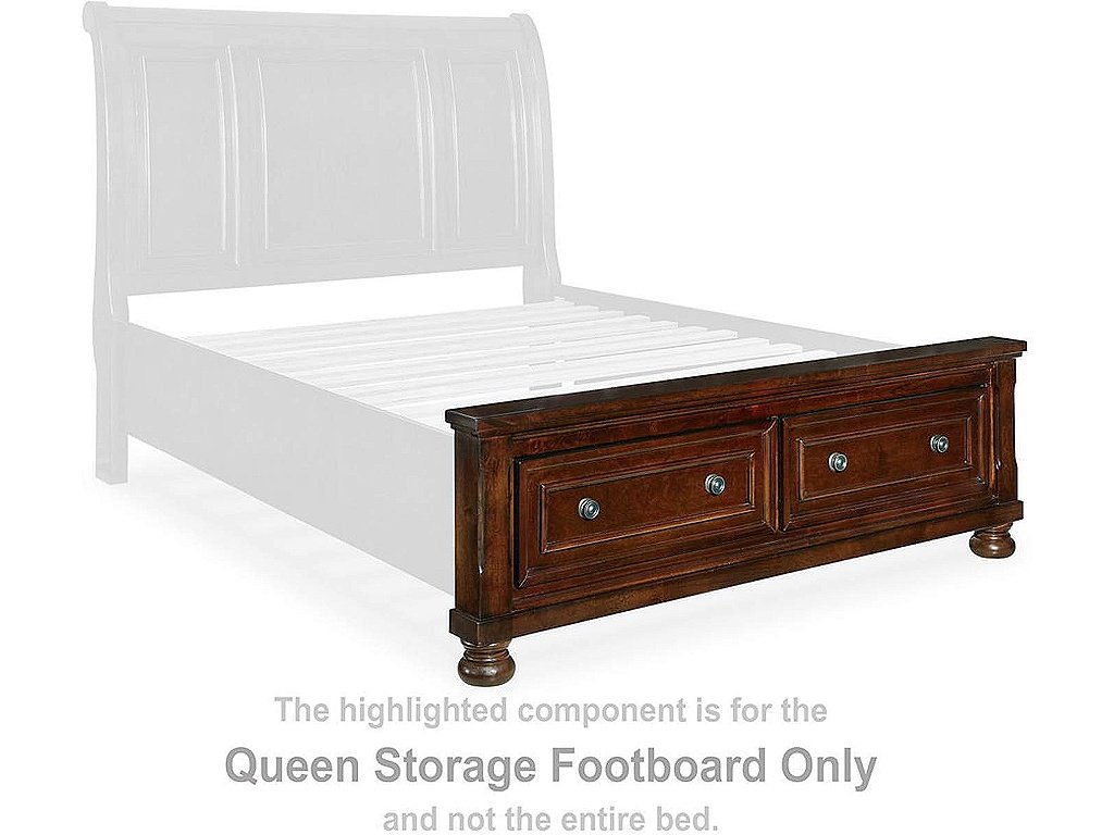 Porter Queen Storage Footboard