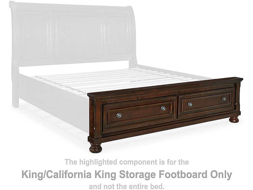 Porter King/California King Storage Footboard