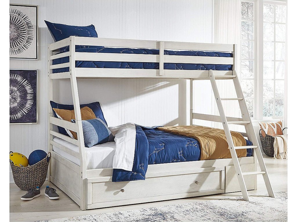 Robbinsdale Twin over Full Bunk Bed with Storage