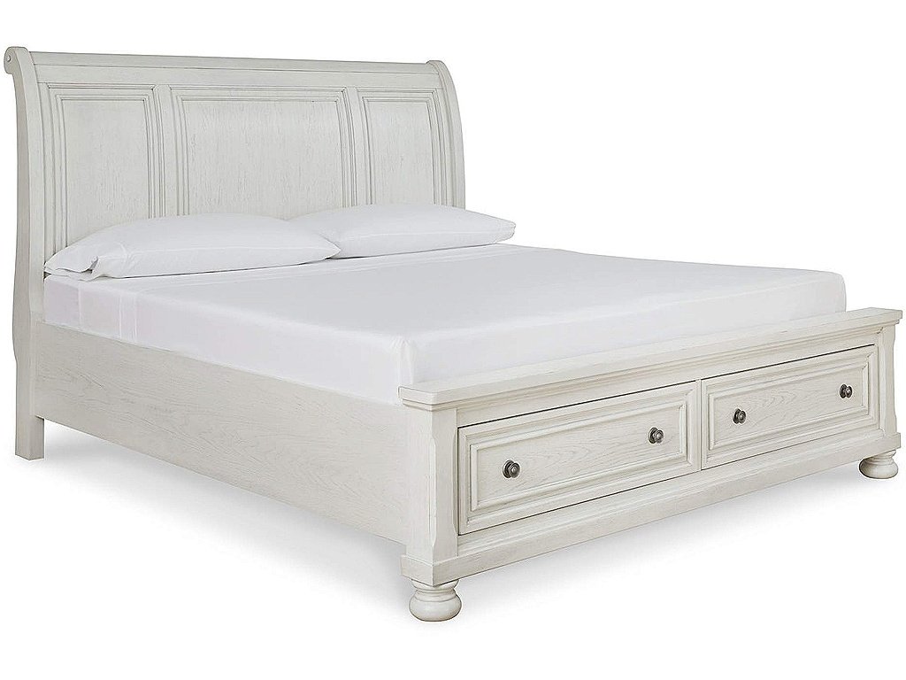 Robbinsdale Queen Sleigh Bed with Storage