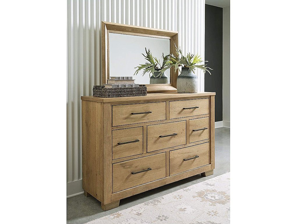 Galliden Dresser and Mirror