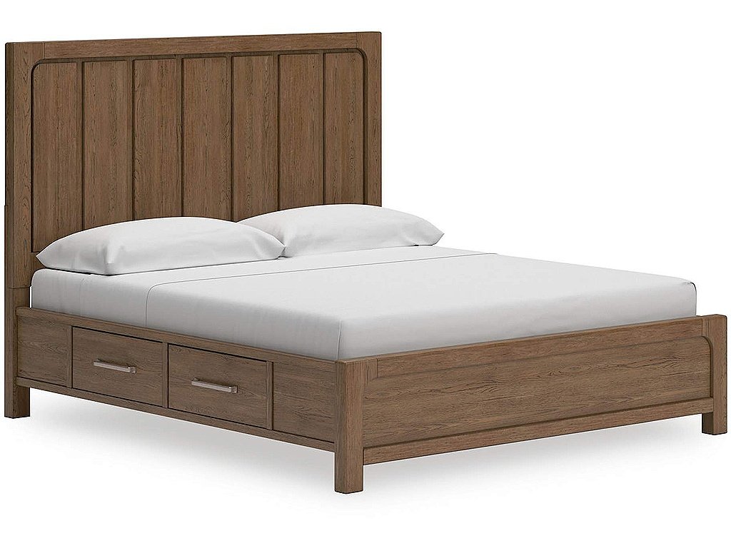 Cabalynn California King Panel Bed with Storage