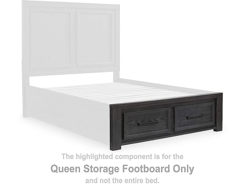 Foyland Queen Storage Footboard