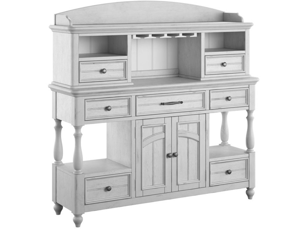 New Haven - 2Pc - Server & Hutch Set