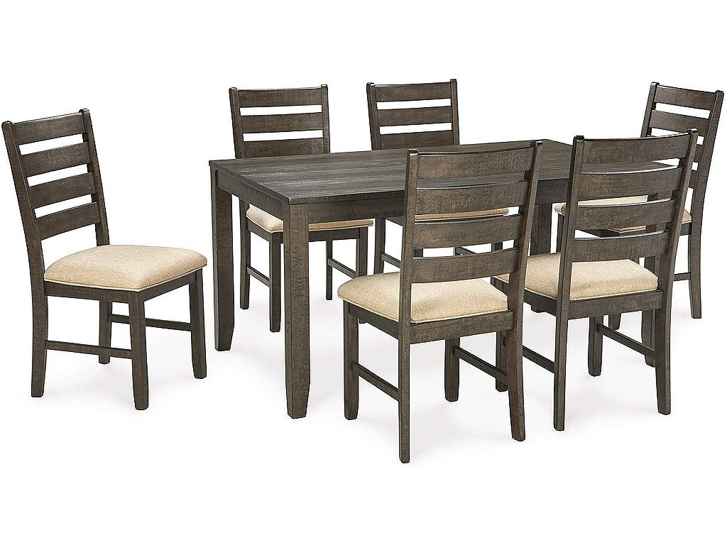 Rokane Dining Table and Chairs (Set of 7)