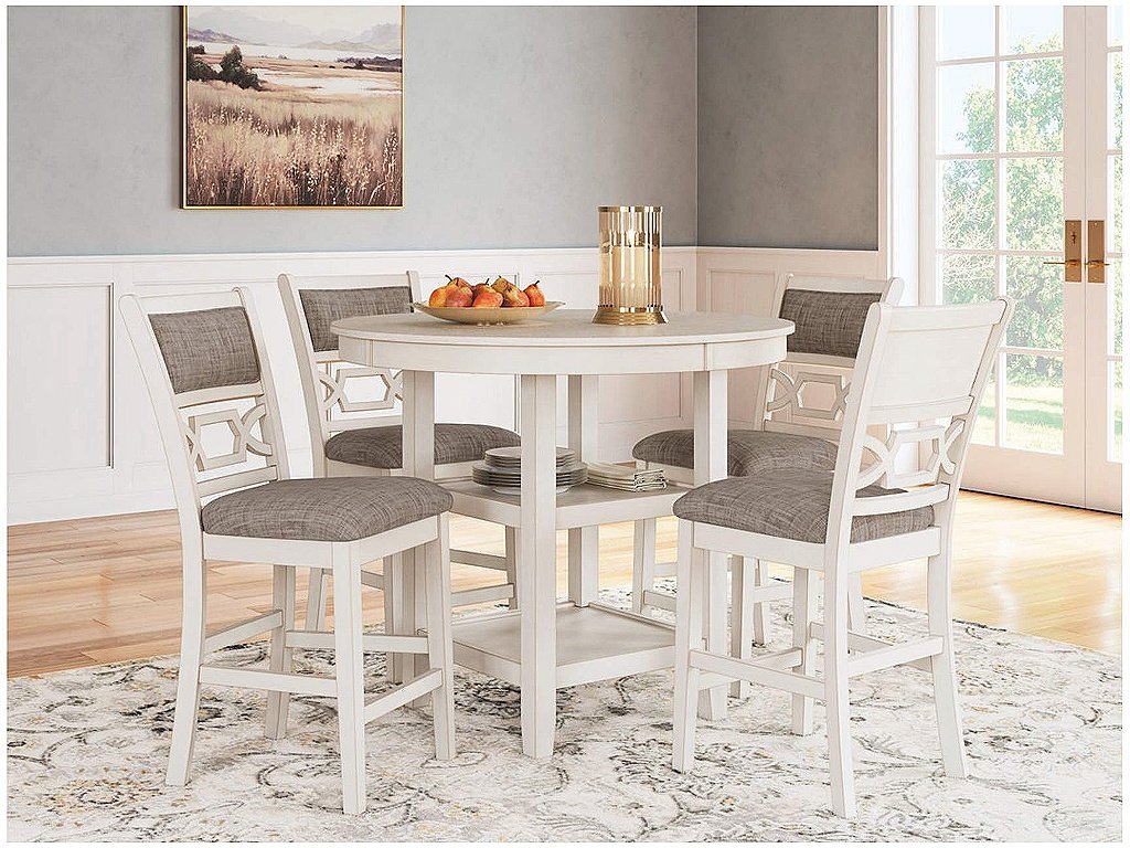 Erinberg Counter Height Dining Table and 4 Barstools (Set of 5)