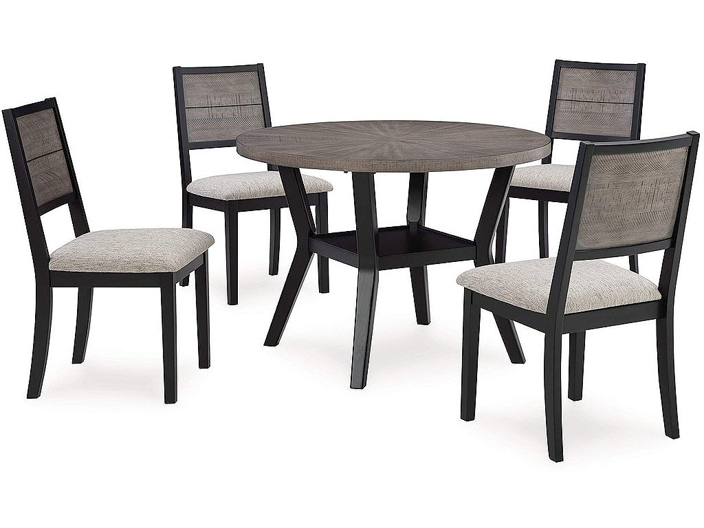 Corloda Dining Table and 4 Chairs (Set of 5)