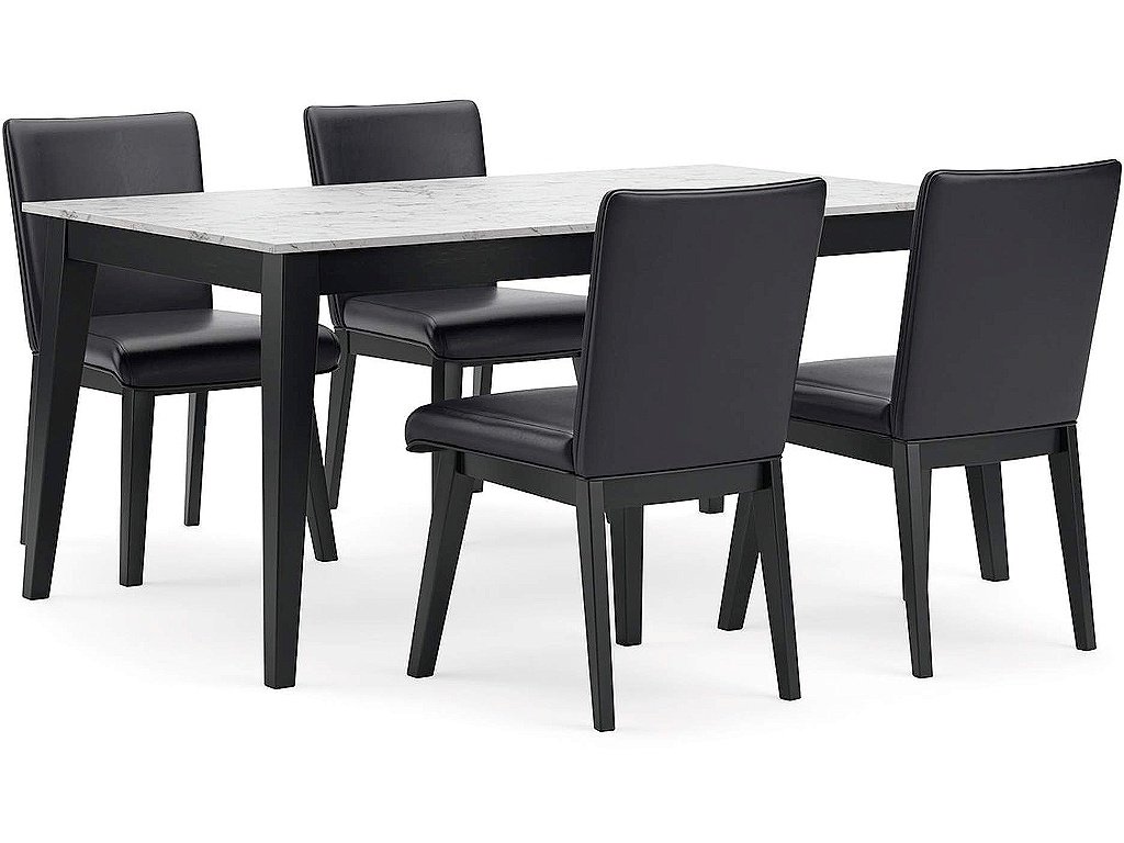 Jettaya Dining Table and 4 Chairs