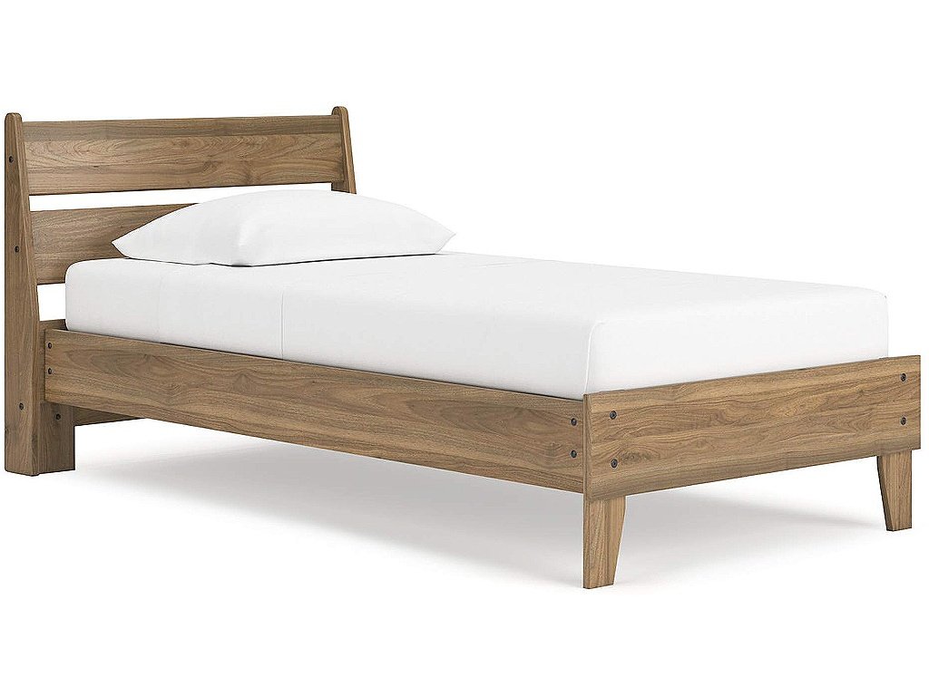 Deanlow Twin Platform Panel Bed