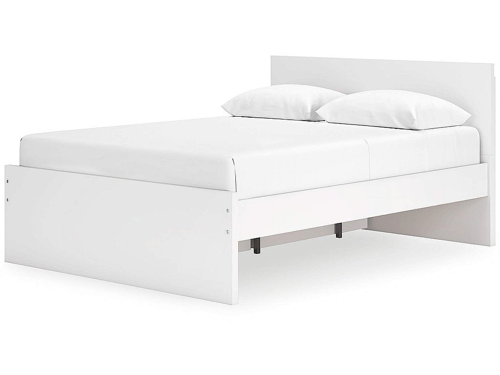 Onita Queen Panel Platform Bed with 1 Side Storage