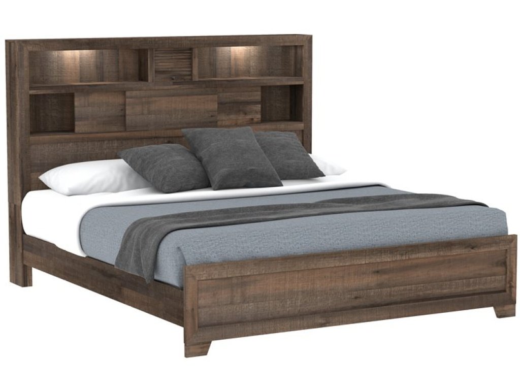 Complete King Bed - Brown