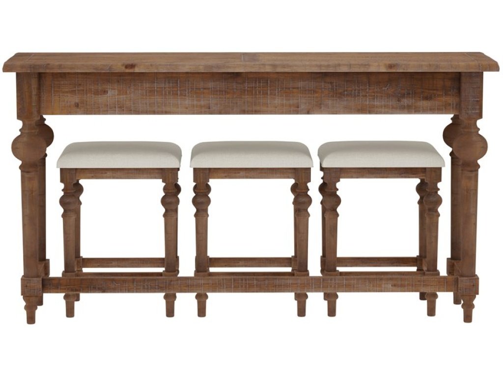 Console Table W / 3 Stools