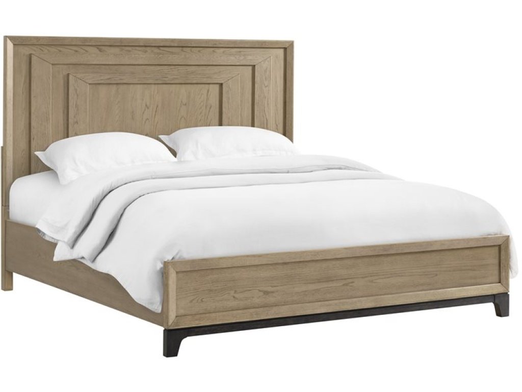 Complete King Panel Bed - Caramel