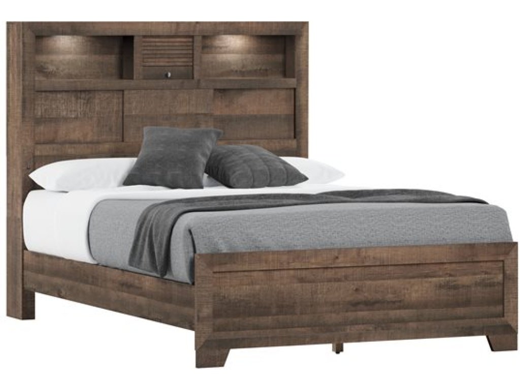 Complete Full Bed - Brown