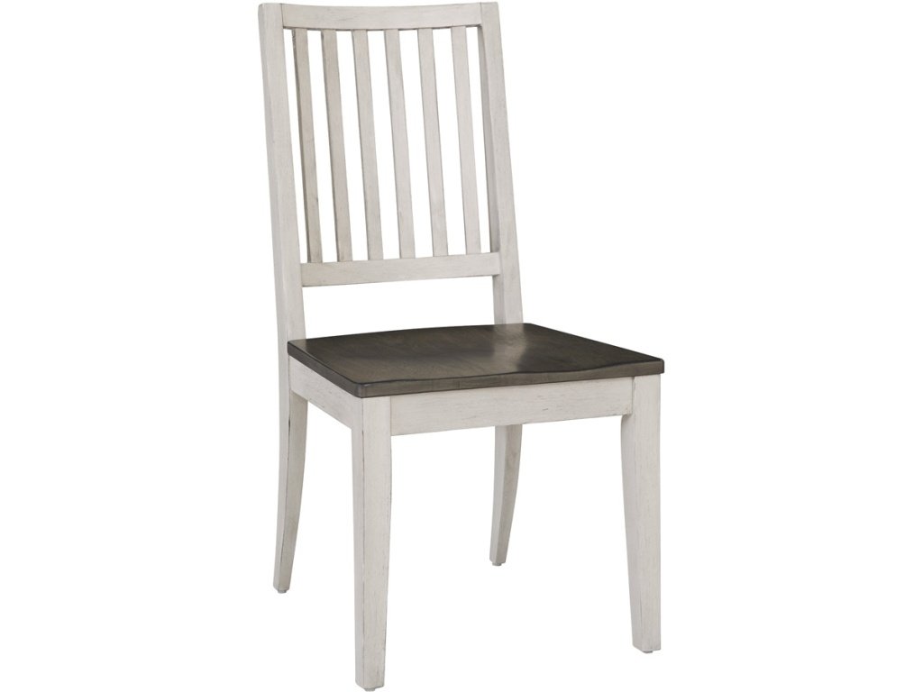 Dining Side Chair W/ Wood Seat (2/Ctn)