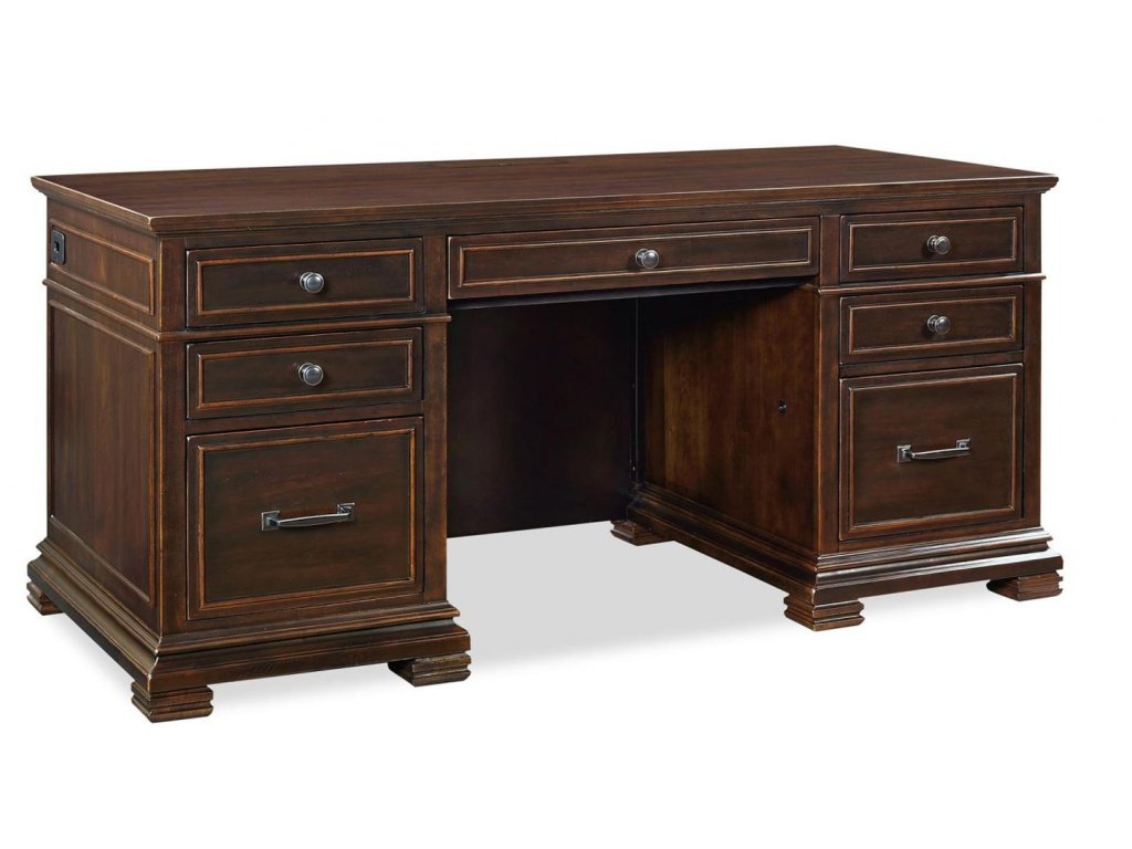 66" Executive Desk W/Power