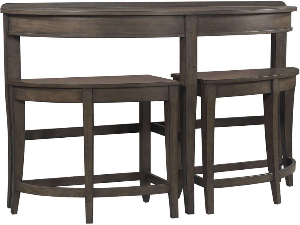 Console Bar Table W/ Stools