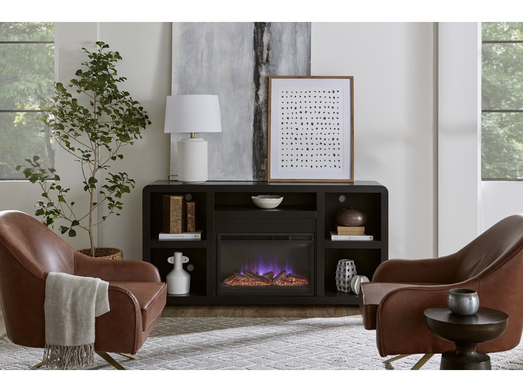 66" Fireplace Console