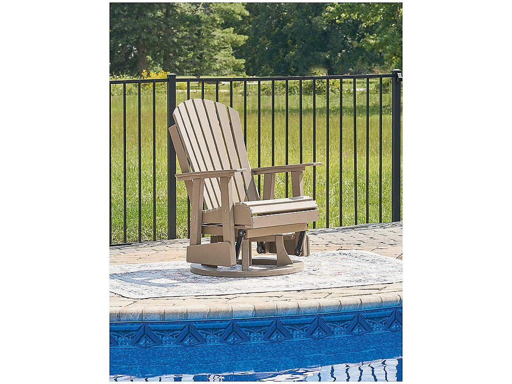 Hyland wave Outdoor Swivel Glider Chair