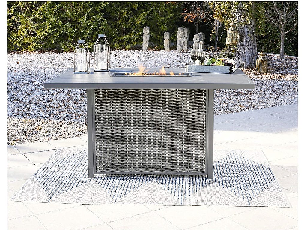 Palazzo Outdoor Bar Table with Fire Pit