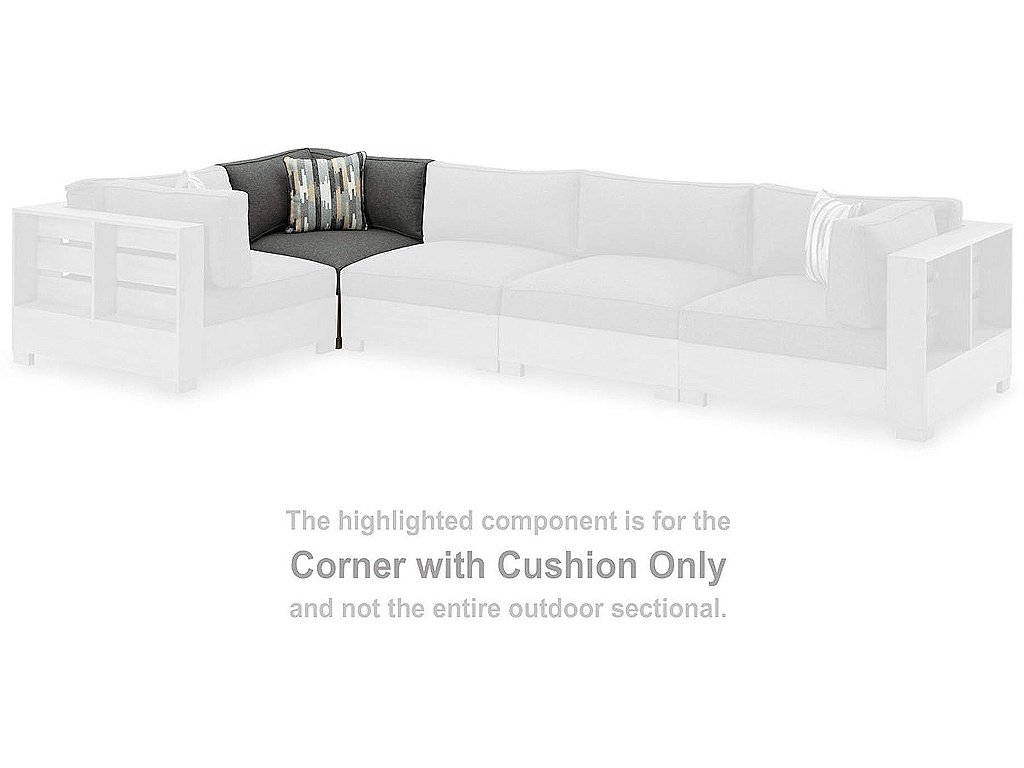 Citrine Park Corner with Cushion