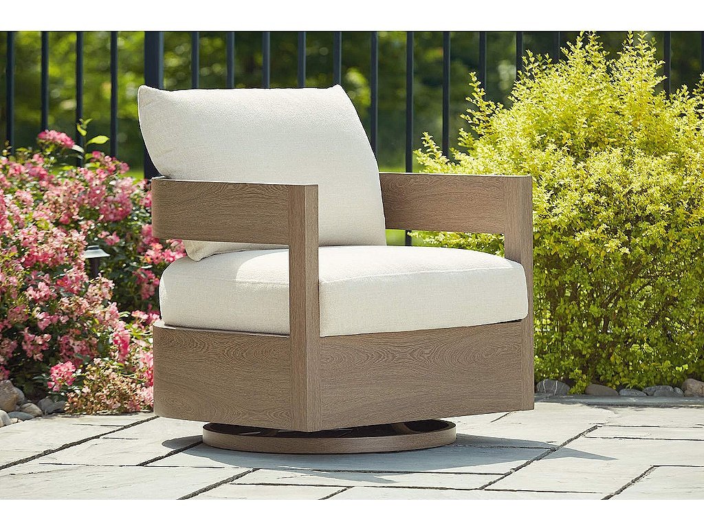 Serene Bay Outdoor Swivel Glider Chair with Cushion