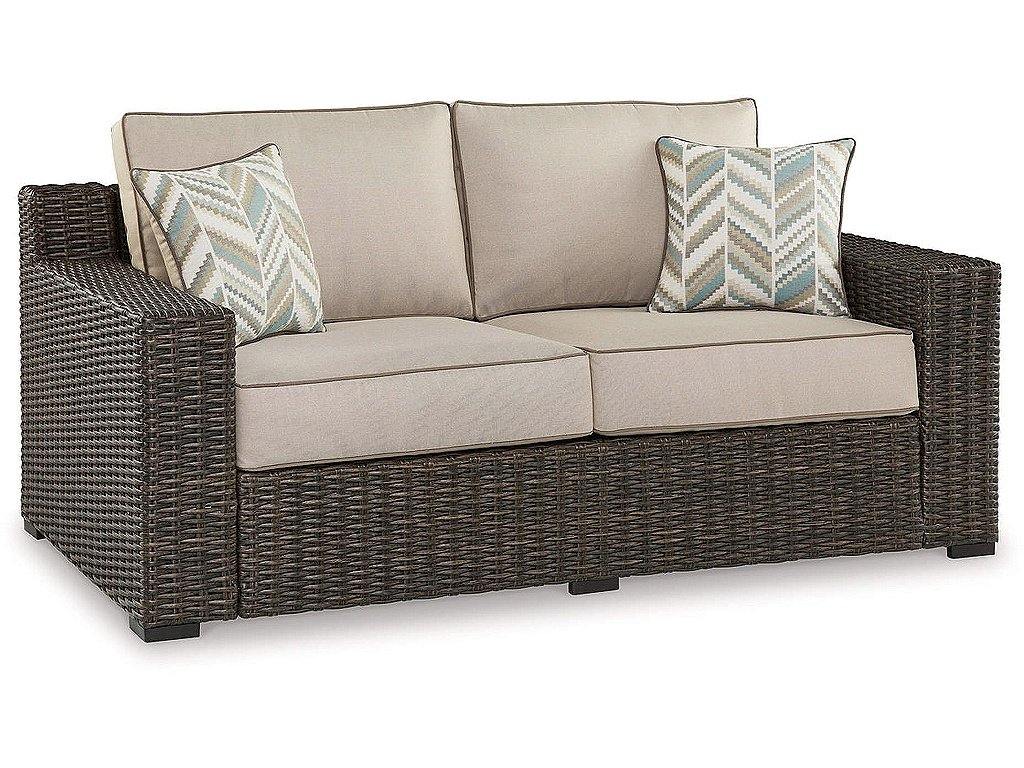 Coastline Bay Outdoor Loveseat with Cushion