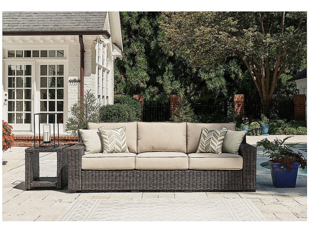 Coastline Bay Outdoor Sofa with Cushion