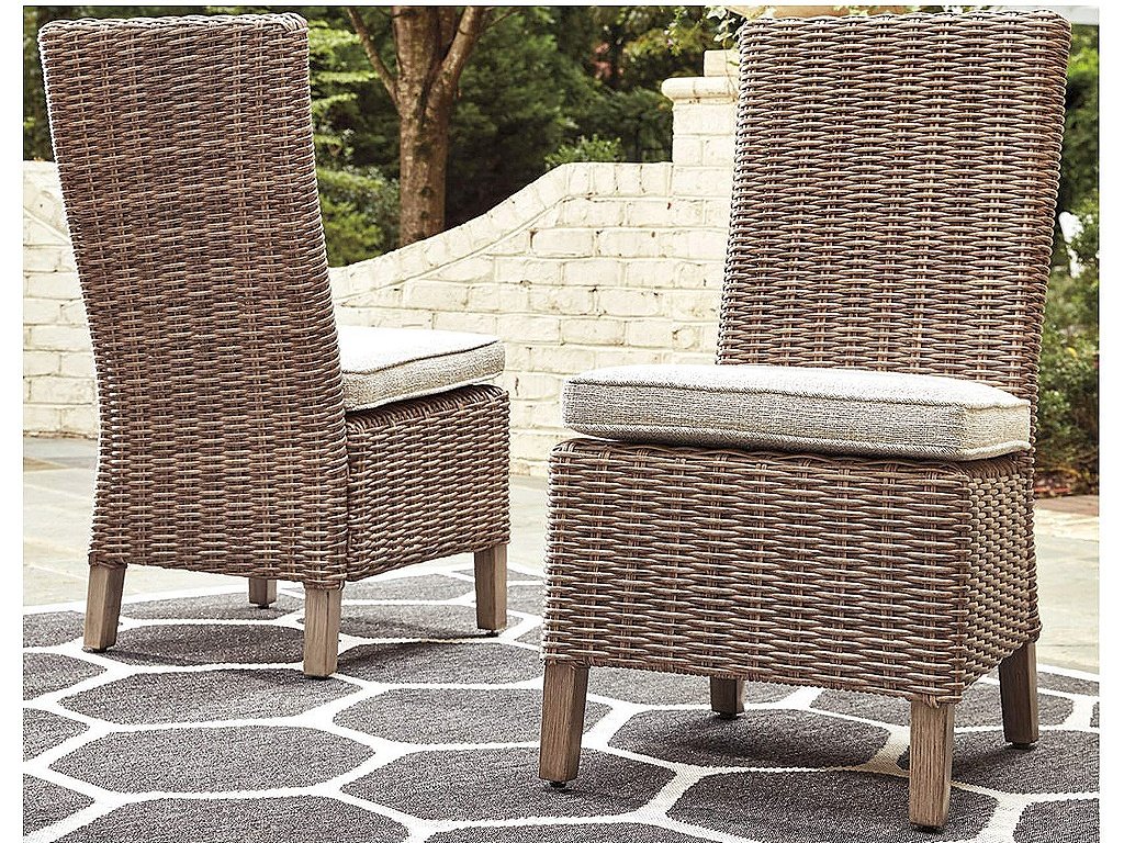 Beachcroft Outdoor Side Chair with Cushion (Set of 2)