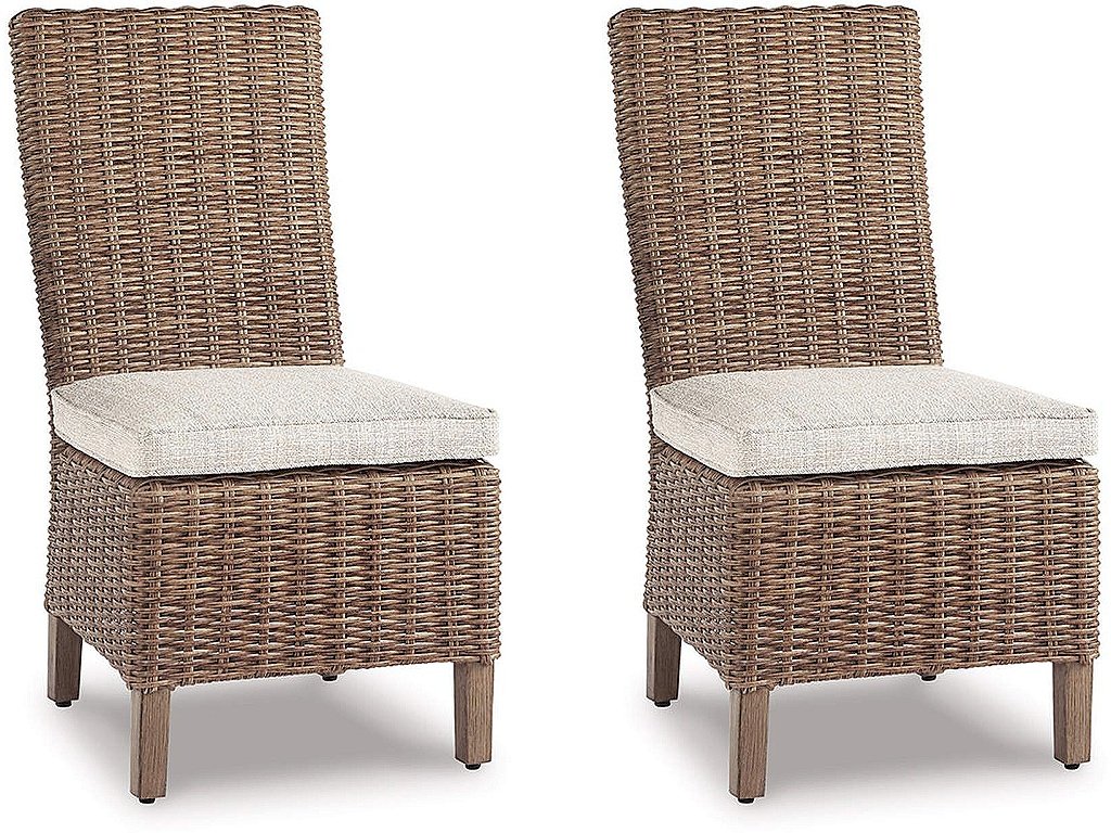 Beachcroft Outdoor Side Chair with Cushion (Set of 2)