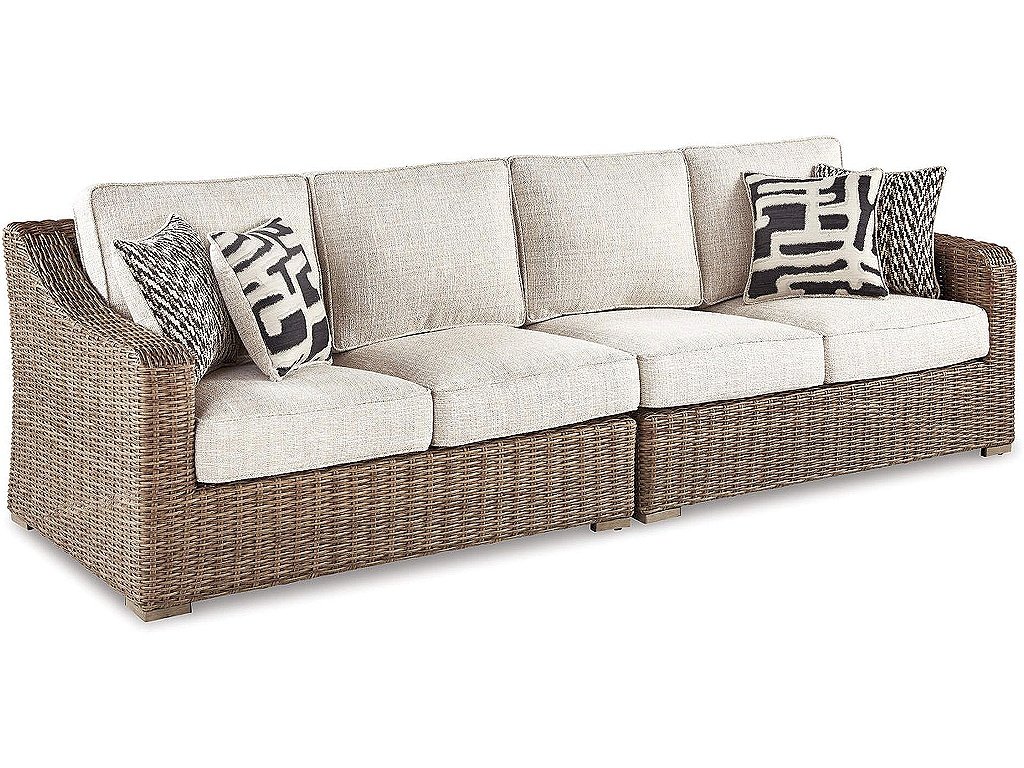 Beachcroft 2-Piece Outdoor Loveseat with Cushion