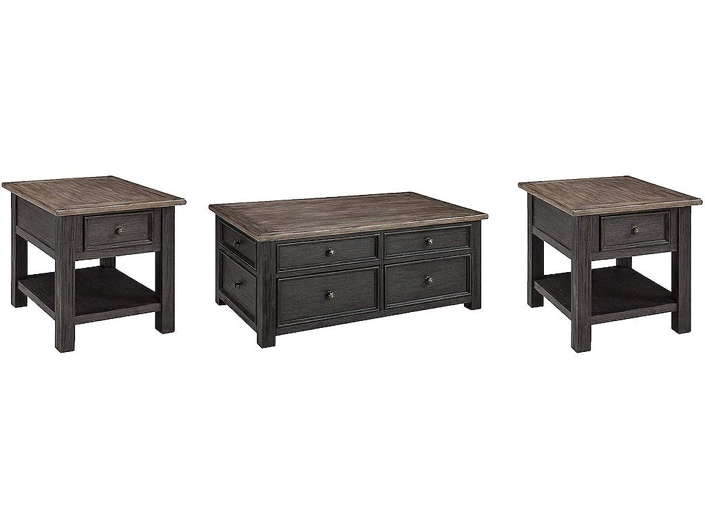 Tyler Creek Coffee Table and 2 End Tables