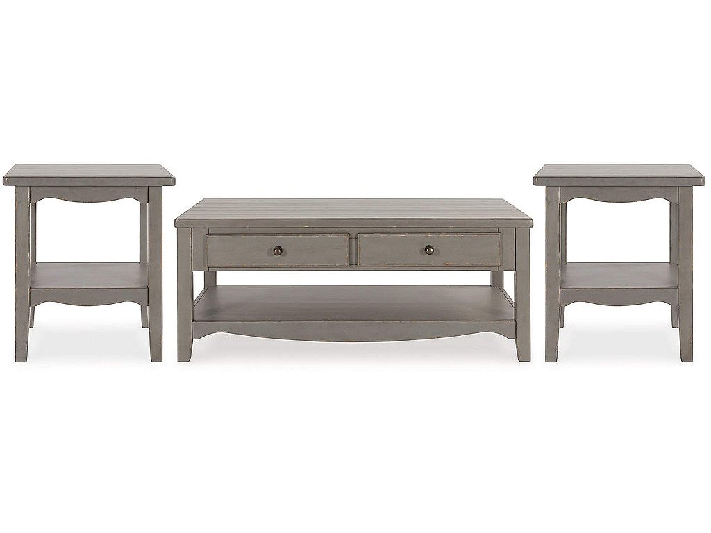 Charina Coffee Table and 2 End Tables