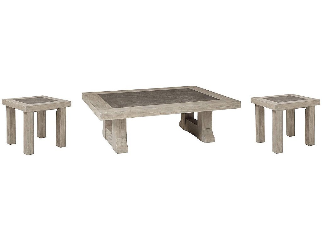 Hennington Coffee Table and 2 End Tables