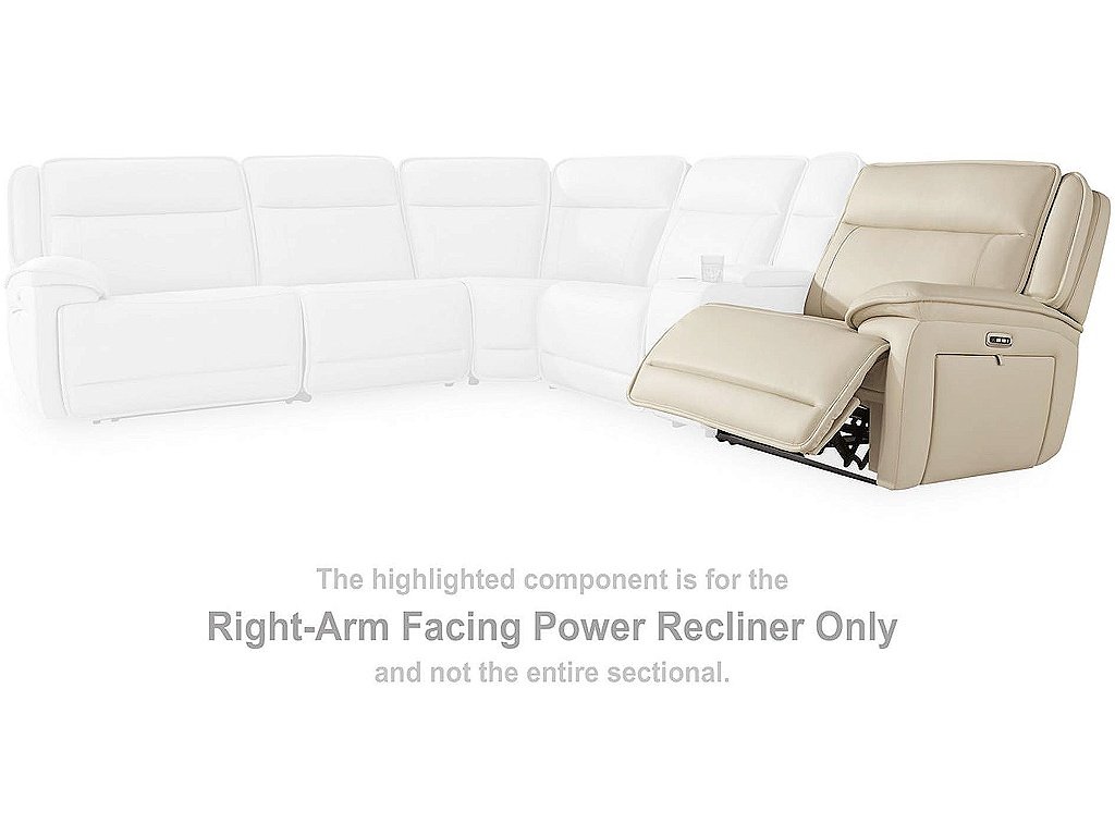 Double Deal Right-Arm Facing Power Recliner