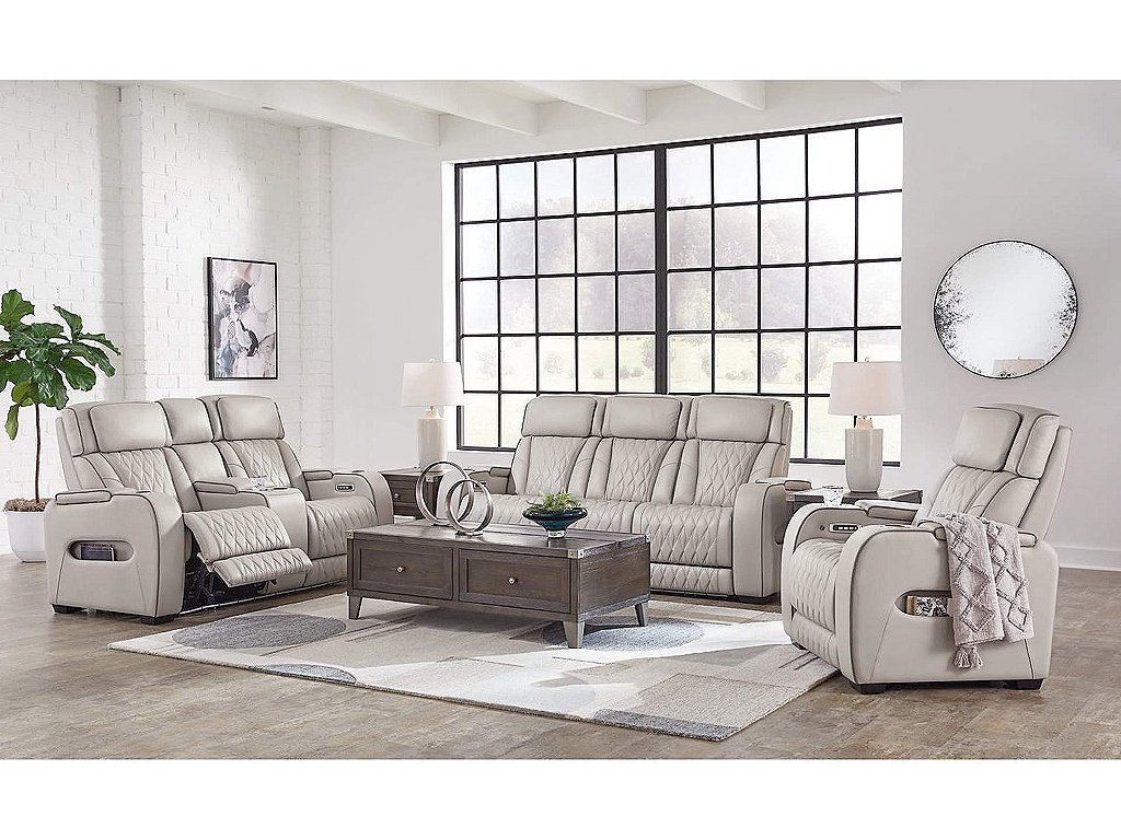 Boyington Power Reclining Sofa, Loveseat and Recliner