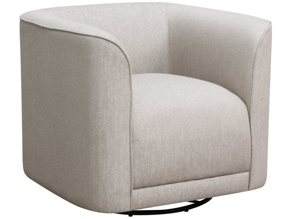 Swivel Accent Chair-Beige