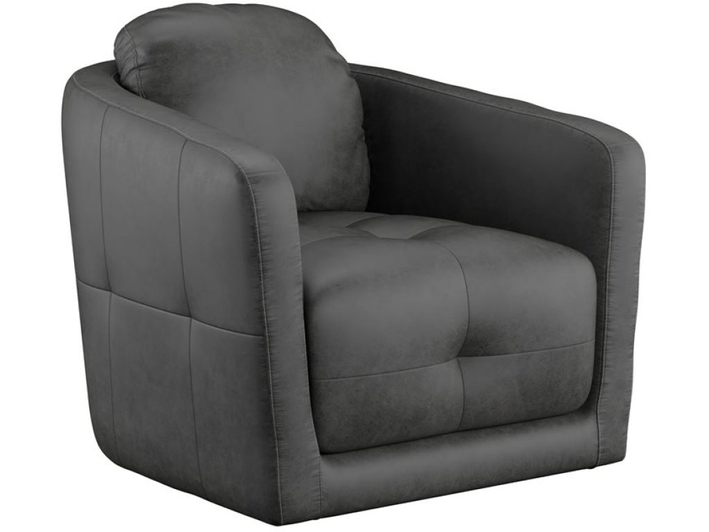 Swivel Chair-Steel Grey