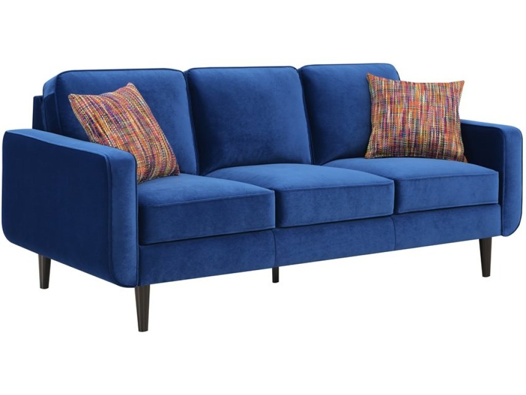 Sofa W / 2 Pillows-Royal Blue