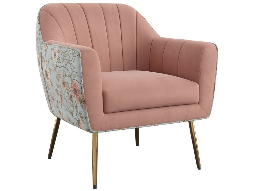 Accent Chair - Recycled Pink / Floral