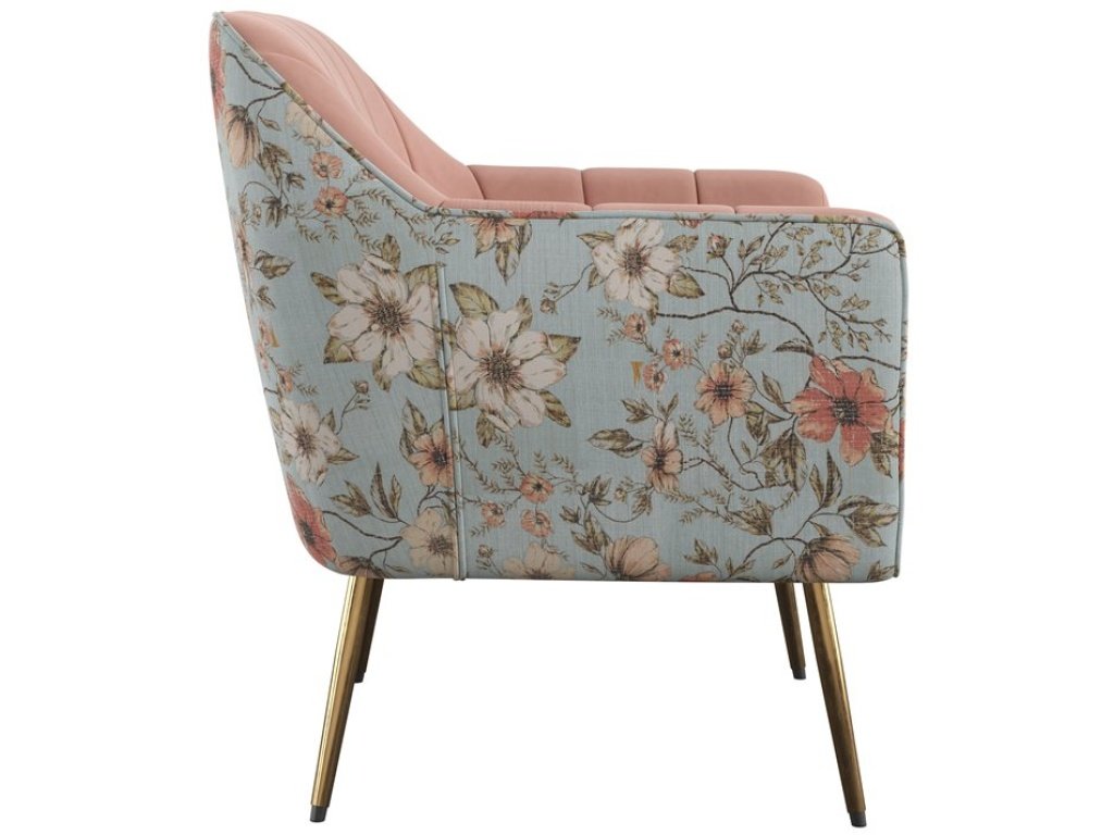 Accent Chair - Recycled Pink / Floral